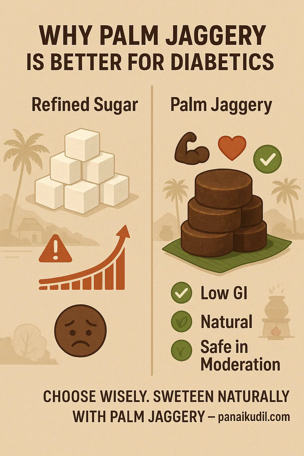 Why Palm Jaggery is Better for Diabetics |Natural Sweetness Without the Sugar Spikes