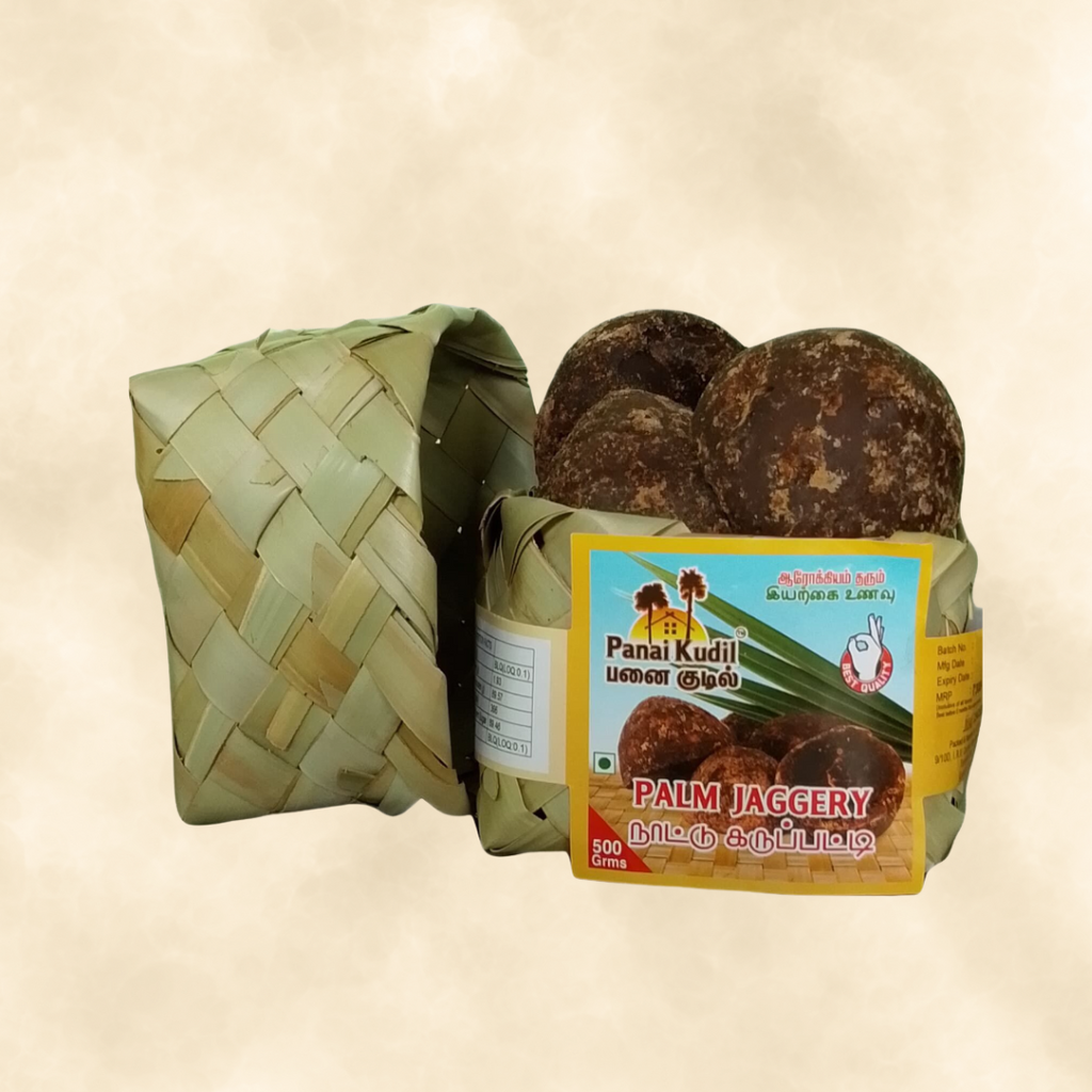 Nattu Palm Jaggery (Karupatti) – Traditional & Natural Sweetener from Palmyra Palm | Chemical-Free & Rich in Minerals