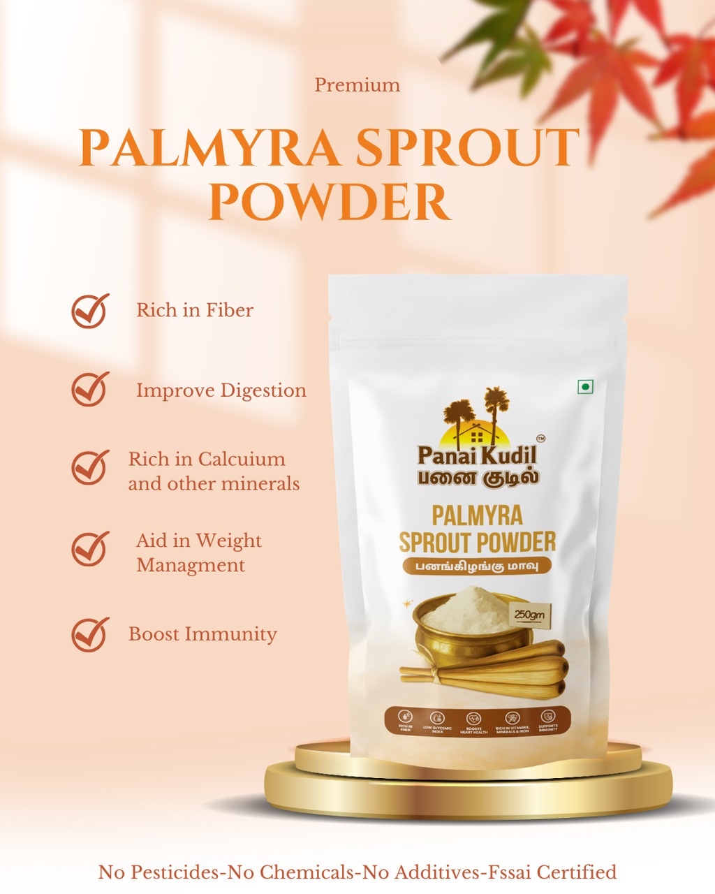 Palmyra Sprout Powder | Panangkizhangu Maavu | Natural Health Supplement