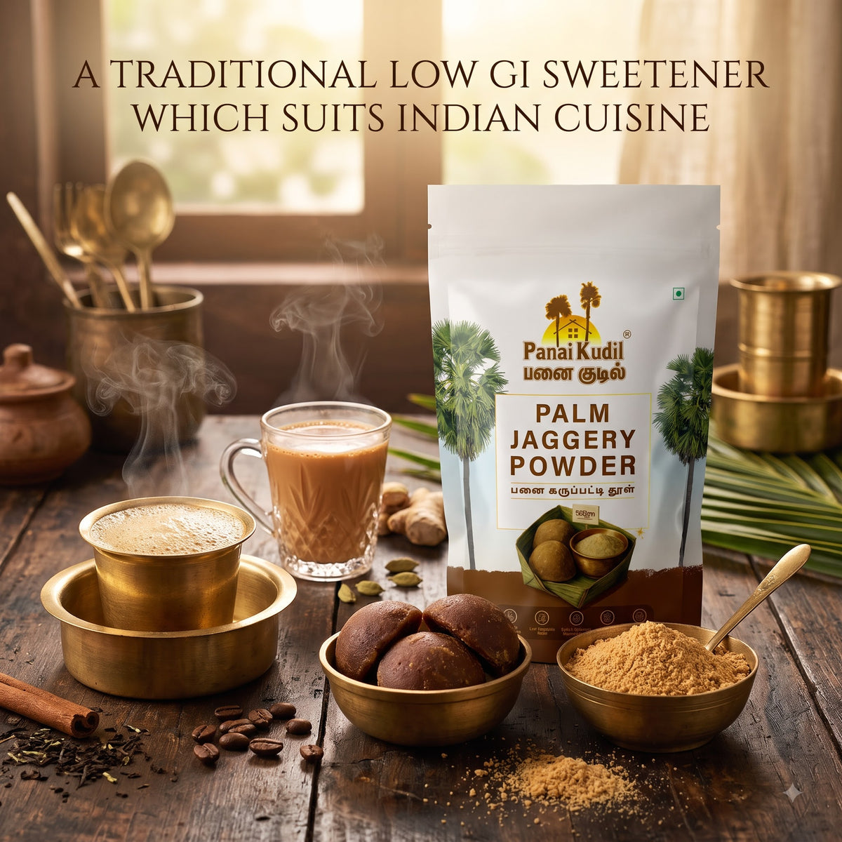 Palm Jaggery Powder 500 g – Palmyra Sweetener