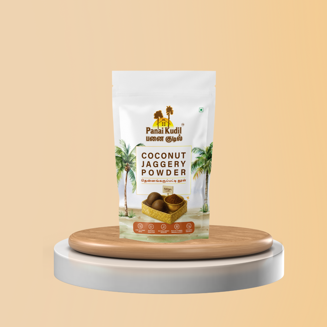 Natural Palm Candy | Panai Vellam Crystals | Unrefined Palm Sugar | Healthy Natural Sweetener