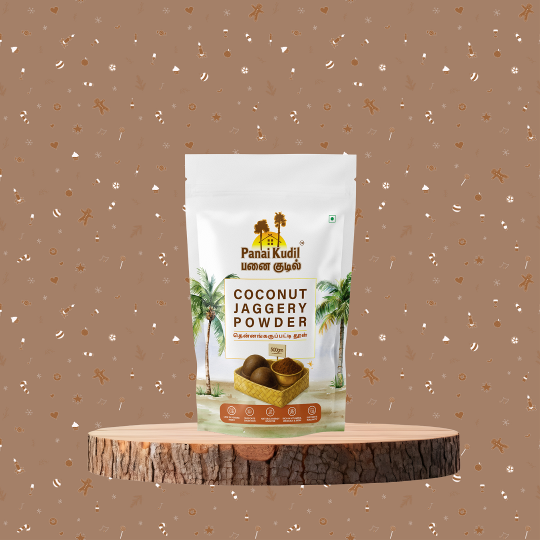 Coconut Jaggery Powder | Thennang Karupatti Powder | Unrefined Coconut Palm Jaggery | Natural Sweetener