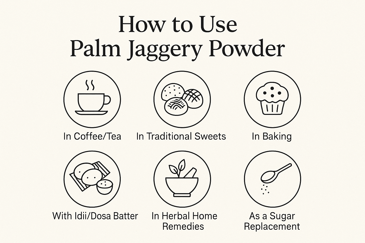 Palm Jaggery Powder – Natural, Low GI Sweetener | Karupatti | Tatti Bella