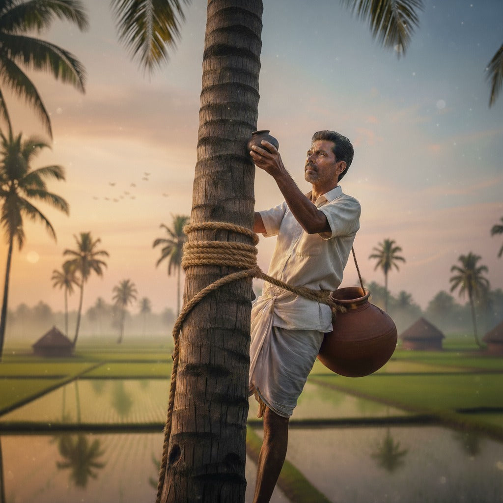 palm syrup from palm tree