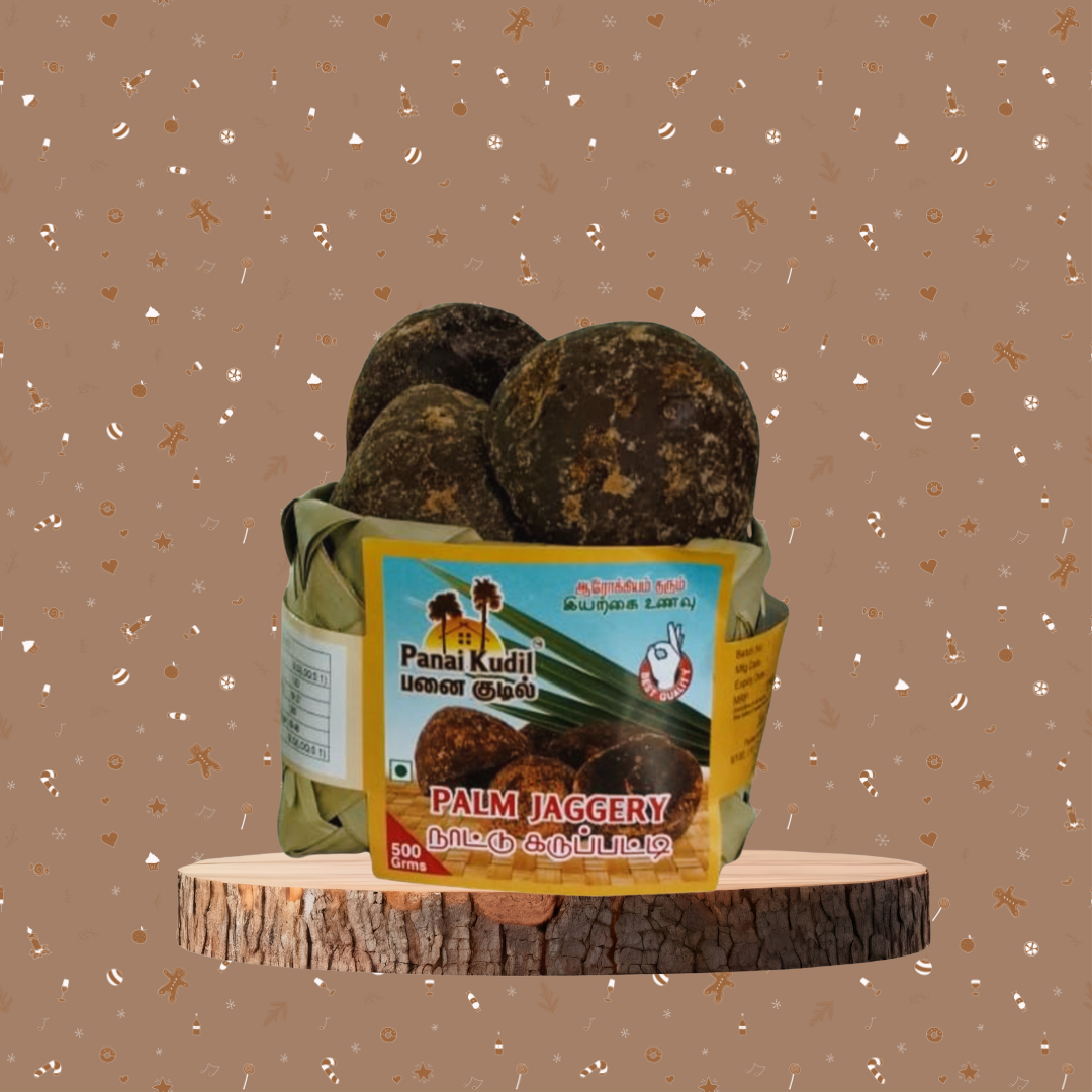 Nattu Palm Jaggery (Karupatti) – Traditional & Natural Sweetener from Palmyra Palm | Chemical-Free & Rich in Minerals