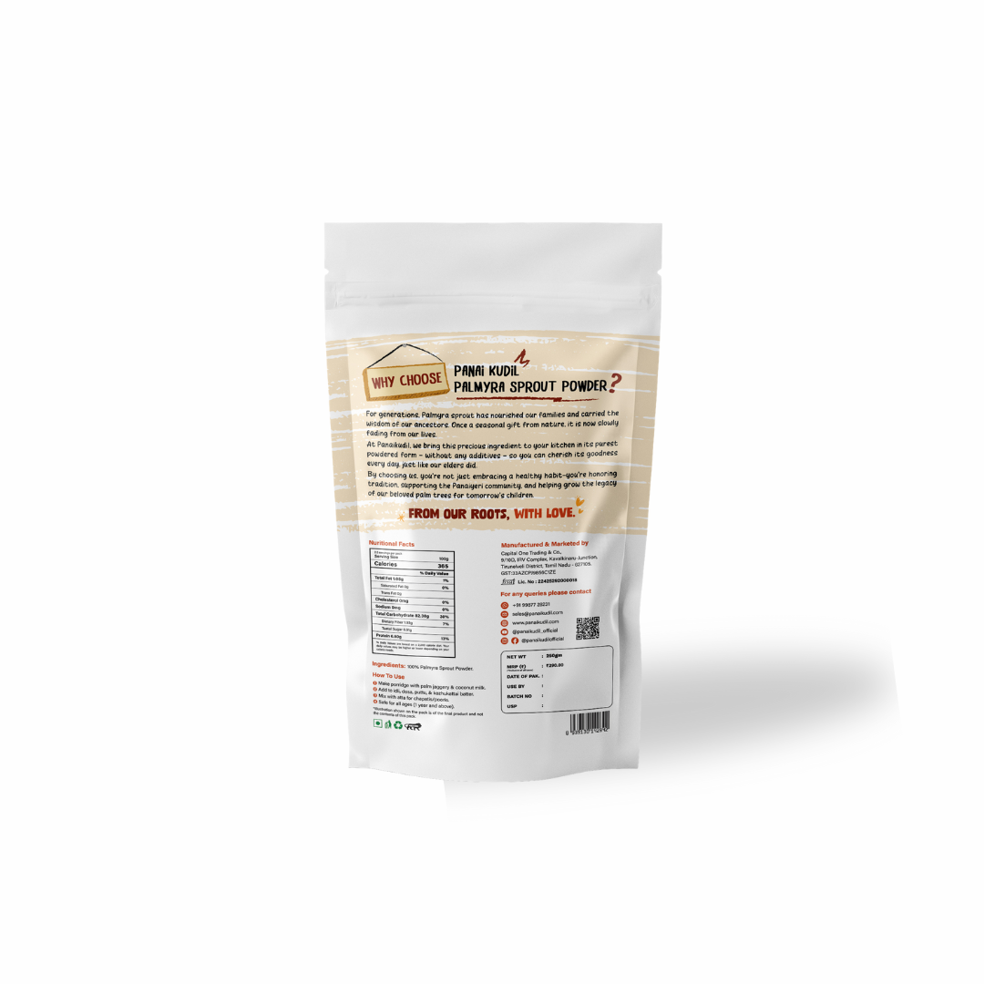 Palmyra Sprout Powder Online - Natural Health Mix by PanaiKudil